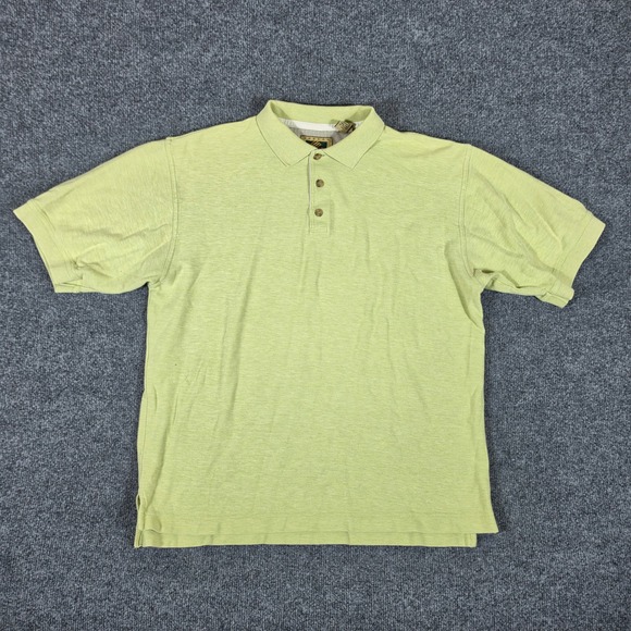 Joseph Abboud Other - Joseph Abboud Mens Large Lime Green Short Sleeve Pique Polo Shirt Classic Fit